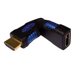 VERLOOP HDMI FEMALE - HDMI MALE 90GR HAAKS GETORDEERD