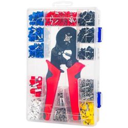 ADEREINDHULS ASSORTIMENT 1200 STUKS 8 MATEN INCLUSIEF TANG