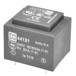 TRANSFORMATOR 2.3VA 1X15V 1X153MA