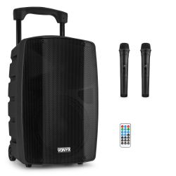 MOBIEL GELUIDSSYSTEEM 10'' MET BT ACCU EN BESCHERMHOES