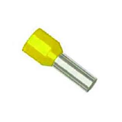 ADEREINDHULS GEISOLEERD GEEL 6.00MM2 50 STUKS