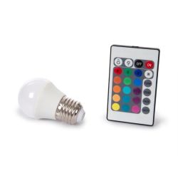 LEDLAMP 4W RGB EN WARMWIT 230V E27