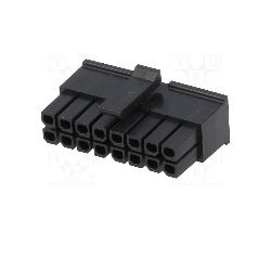 BEHUIZING FEMALE 2X8P