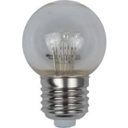 LEDLAMP KOGEL 0.7W HELDER WARMWIT 2000K E27