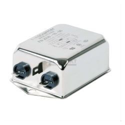 EMI NETFILTER 1 FASE 1 TRAPS 250V 6A  MET 6,3MM FASTON AANSLUITING