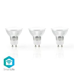 SMART LEDLAMP GU10 5W 330LM 2700K WARM WIT 3 STUKS