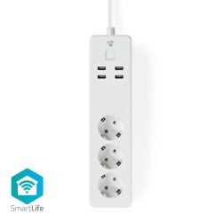STEKKERDOOS 3 VOUDIG EN 4 X USB WIFI