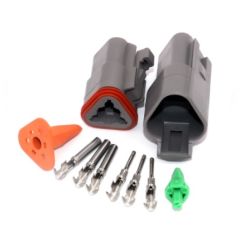 DEUTSCH DT04-3P + DT06-3S 3 POLIG 0.5-1.0MM2