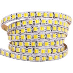 LED STRIP KOUD/WARMWIT 1M 120 LEDS PER METER ZELFKLEVEND 12VDC/8W IP21 COMBI LED 5050