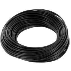 MONTAGE SNOER 1X0.14MM2 ZWART 10M