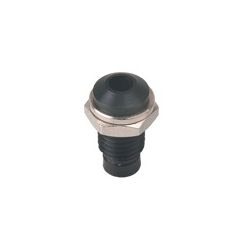 LEDHOUDER 3MM METAAL ZWART UITWENDIGE REFLECTOR
