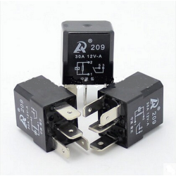 AUTORELAIS MICRO 1XMAAK 12VDC 80 OHM SCHAKELVERMOGEN 30A/12VDC FASTON 4,8/6M3MM AANSLUITINGEN
