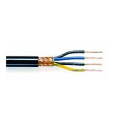 AFGESCHERMD 4X0.75MM2 ROND GRIJS