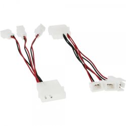 VENTILATOR ADAPTERKABEL 12V NAAR 5V VOOR 3 VENTILATOREN