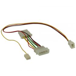 VENTILATOR ADAPTERKABEL 12V NAAR 7V MET TACHOSIGNAAL
