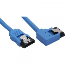 KABEL SATA III FEMALE-FEMALE 0.15M MET 1 X STEKKER HAAKS LINKS