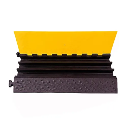 KABELBRUG 90CM 3 KANAALS 900X490X80MM ZWART/GEEL