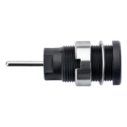 STEKKERBUS 4MM 32A CATIII ZWART SOLDEER AANSLUITING