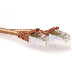 PATCHKABEL S/FTP CAT6A 30M BRUIN