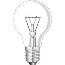 STANDAARD LAMP E27 42V 60W HELDER