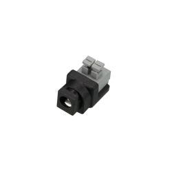 VOEDINGSCHASSIS 2.1X5.5MM PLASTIC KLEMAANSLUITING