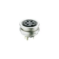 DIN 5P CHASSIS SCHROEF 180? FEMALE