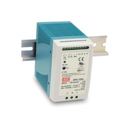 DIN-RAIL VOEDING 100W 13.8V/4,50A MET ACCULADER EN UPS FUNCTIE