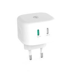 45W USB-C SNELLADER 2 X USB-C GAN