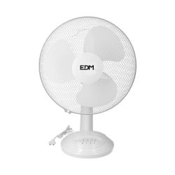 TAFELVENTILATOR 30CM WIT 3 STANDEN