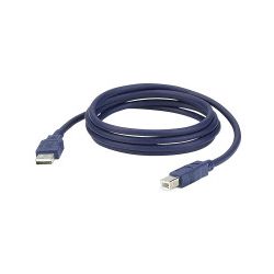 USB KABEL 2.0 USB-A/USB-B MALE-MALE 1.5M PREMIUM