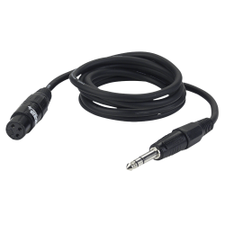 6.3MM JACK MALE STEREO-XLR FEMALE (BALANCED) 3.0M