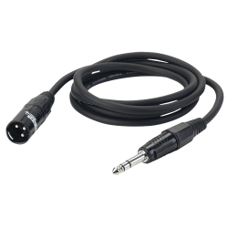 6.3MM JACK MALE STEREO-XLR MALE (BALANCED) 3.0M