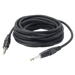 6.3MM JACK MALE-6.3MM JACK MALE MONO (UNBALANCED) 10M