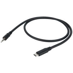 USB-C/3,5MM JACK MALE STEREO 0,75M