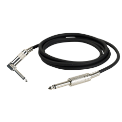 6.3MM JACK MALE-6.3MM JACK MALE HAAKS MONO (UNBALANCED) 6.0M