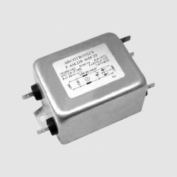 NETFILTER 230V 40A  MET 6,3MM FASTON AANSLUITING