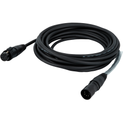 DMX 5P MALE-5P FEMALE 10M IP65