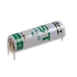 LITHIUM 3.6V 2450MA AA 14.1X50MM MET PRINTAANSLUITING 3P DE- IS DUBBEL