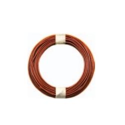 MONTAGE SNOER 2X0.08MM2 BRUIN 5M