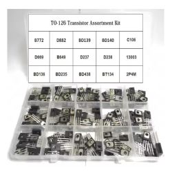 SET VAN 15 SOORTEN TRANSISTOREN ELK 10 STUKS