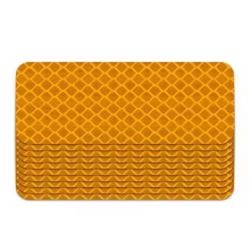 REFLECTIE STICKERS ORANJE 3X8CM 10 STUKS