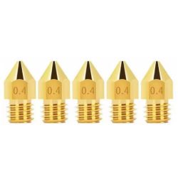 NOZZLE MK8 0.4MM 5 STUKS