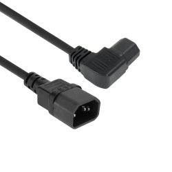 NETSNOER 2.0M C14 3 POLIG MALE - C15 3 POLIG FEMALE HAAKS LINKS 3X1,0MM2