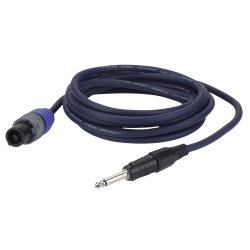 SPEAKON MALE-JACK 6.3MM MALE MONO 10M 2X2.5MM2