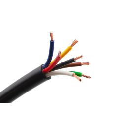 KABEL PVC 7X1.5MM2 ZWART MULTICOLOR ADERS