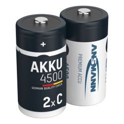 NIMH 1.2V C-CEL 4500MA 2 STUKS