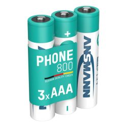NIMH AAA DECT 1.2V 800MA 10X44MM PER 3 STUKS
