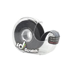 KLITTENBAND ROL 2M X 2CM ZWART