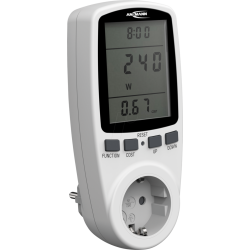 DIGITALE ENERGIEMETER 230V 16A MET GROOT DISPLAY