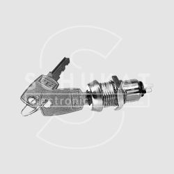 SLEUTEL 1 X MK 2ST. 250V/0.5A 9.5MM